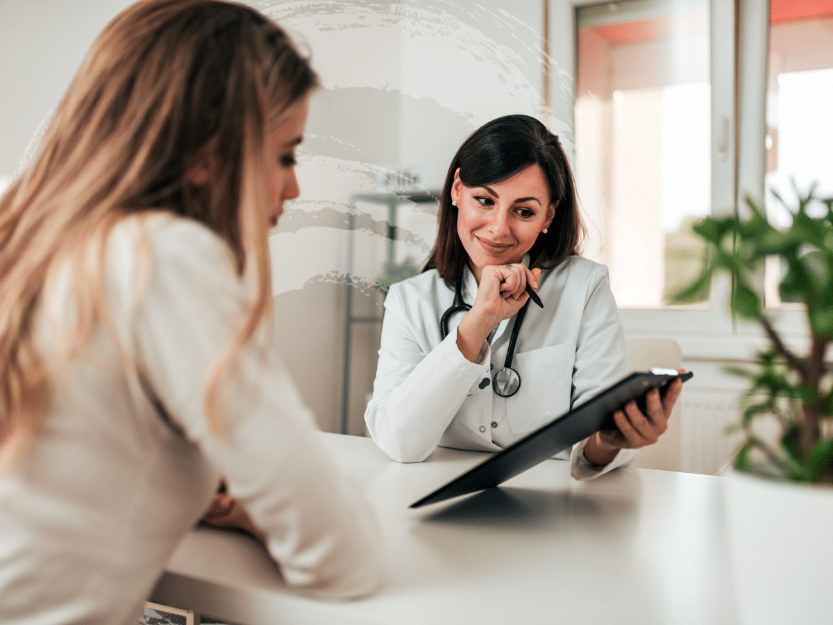 A doctor consulting with a patient, symbolizing alternatives to antidepressants
